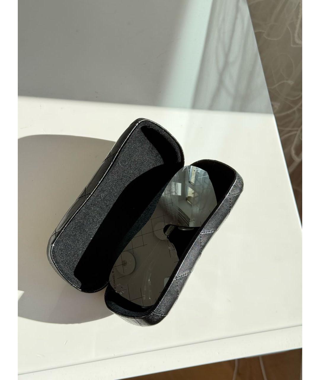 CHANEL Серые металлические солнцезащитные очки, фото 2