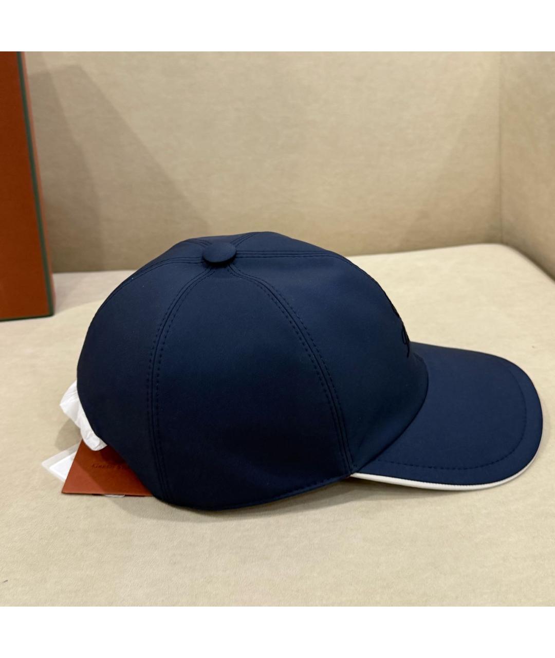 LORO PIANA Темно-синяя кепка/бейсболка, фото 3