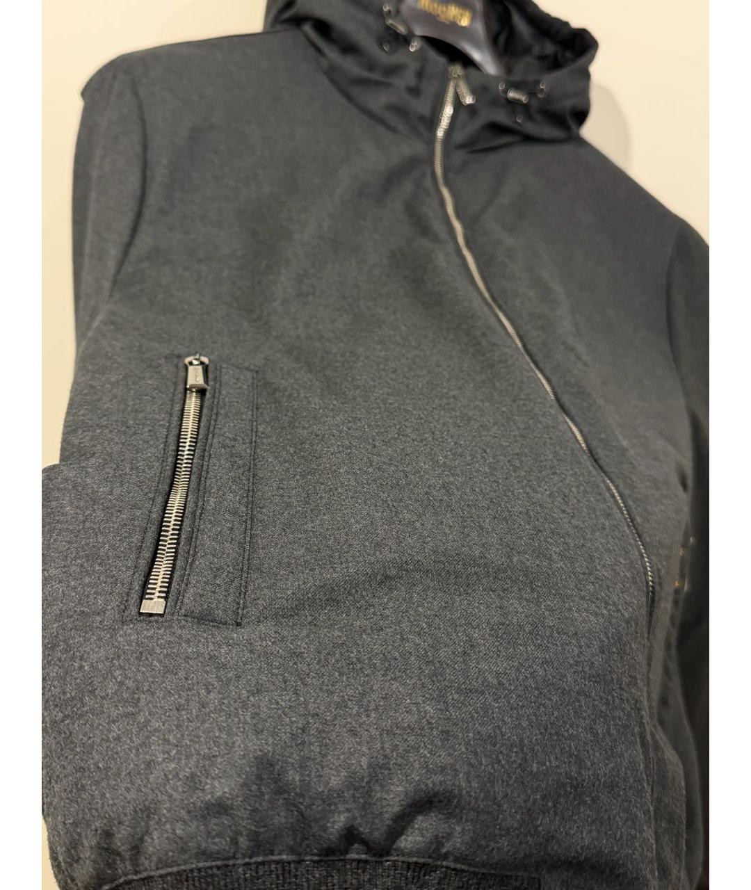 MOORER Антрацитовая шерстяная куртка, фото 4