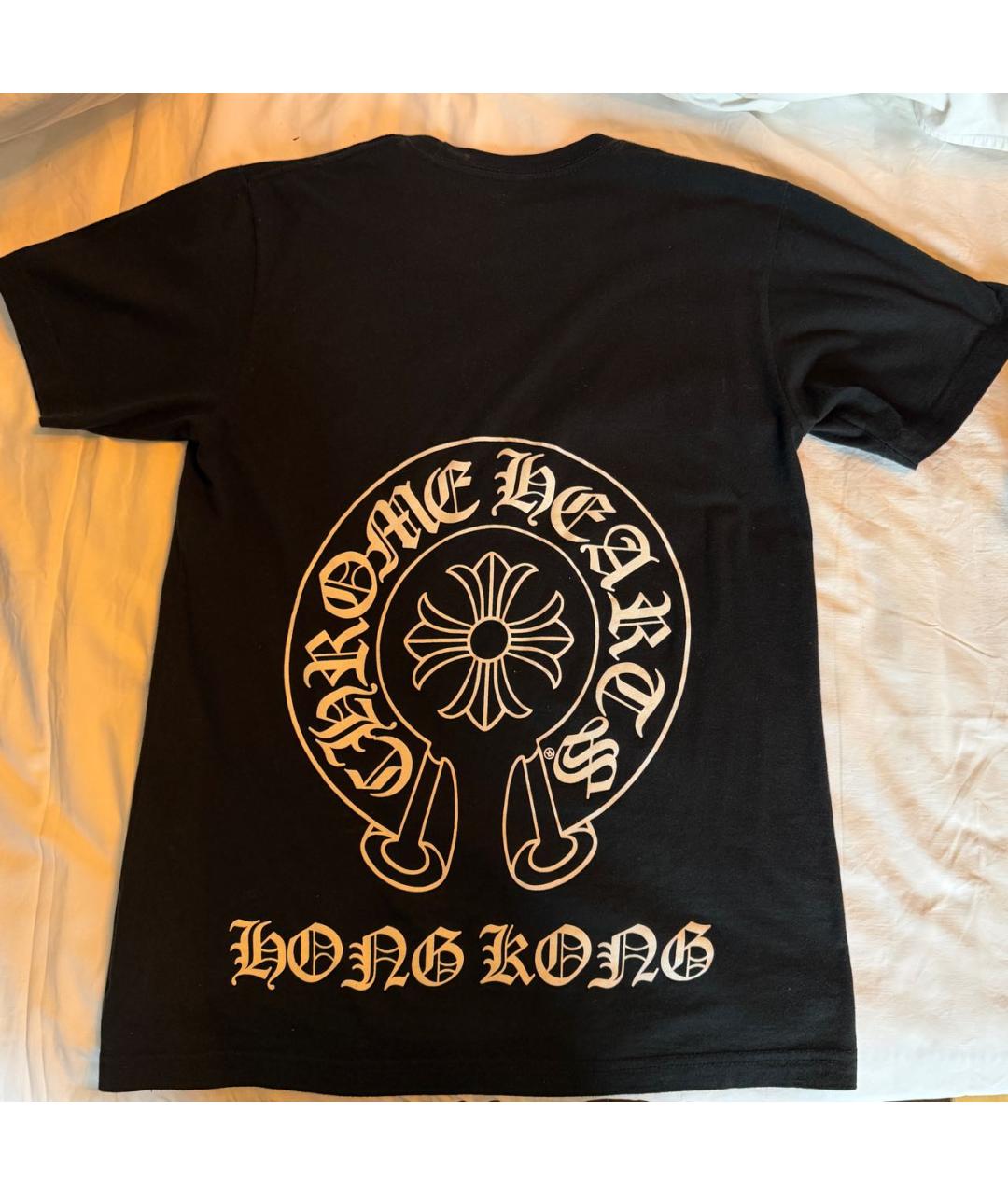 CHROME HEARTS Черная хлопковая футболка, фото 2