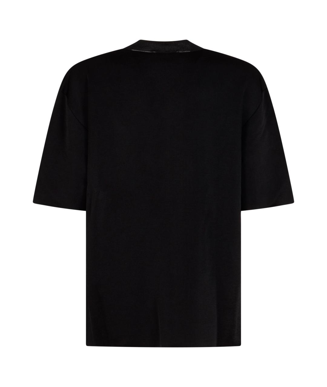 Ami Paris Черный шерстяной джемпер / свитер, фото 2