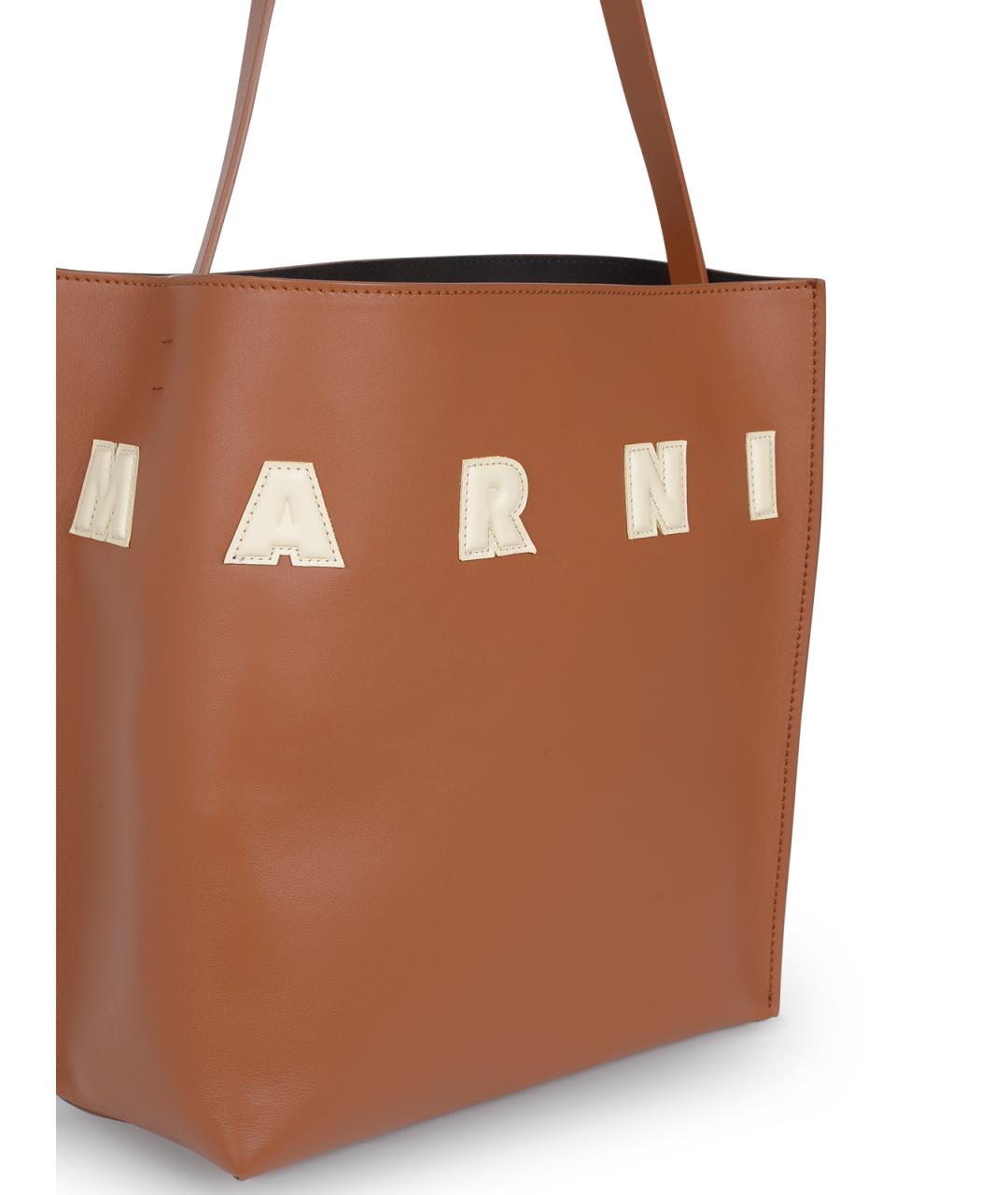 MARNI Коричневая сумка через плечо, фото 4