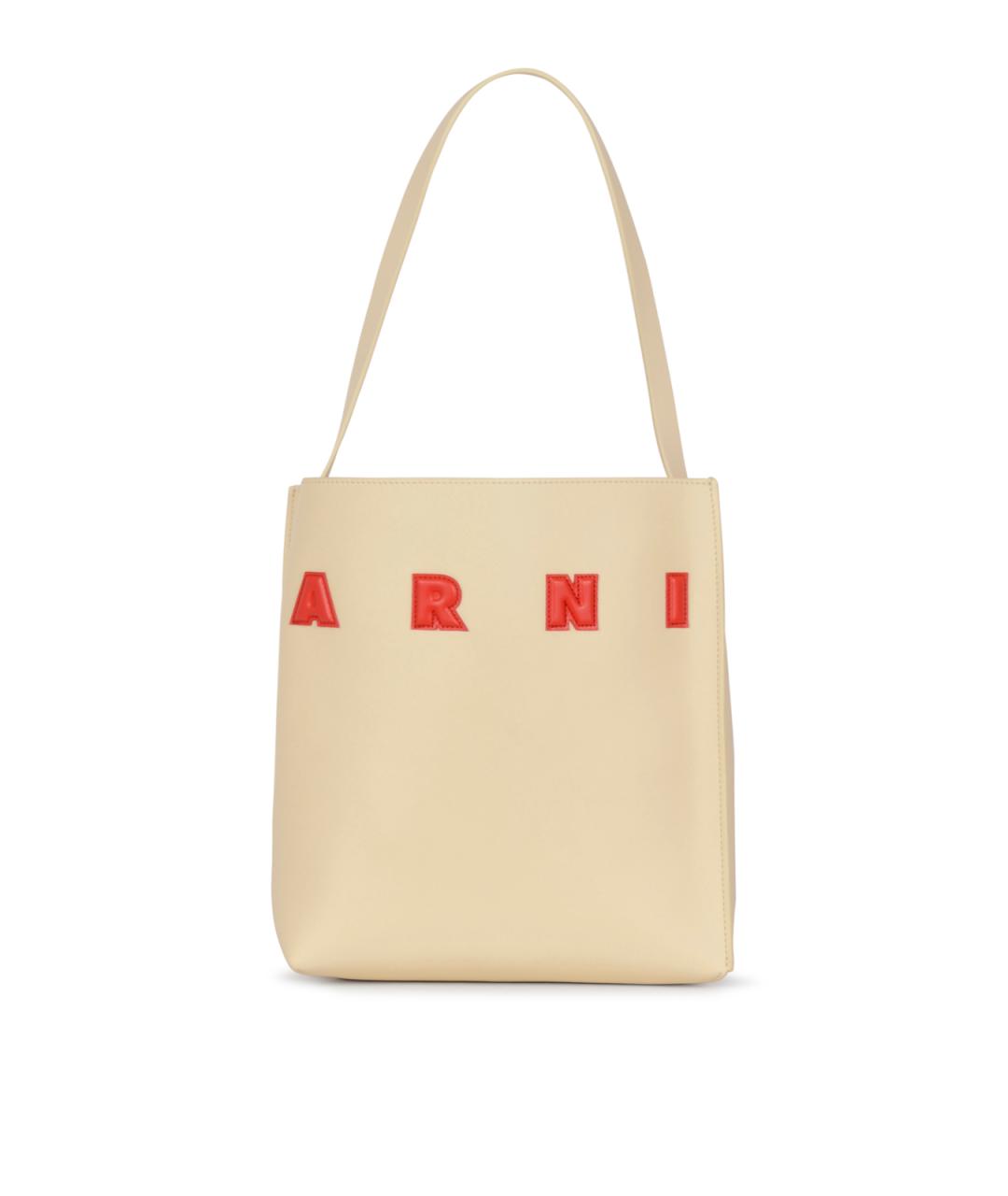 MARNI Бежевая сумка через плечо, фото 1