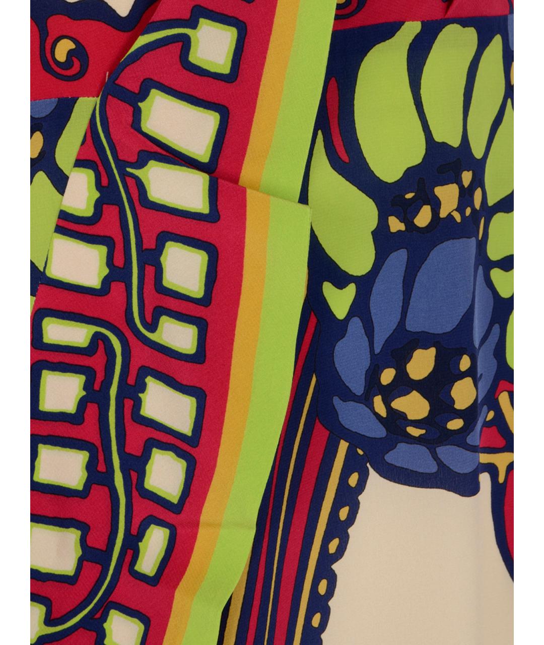 LA DOUBLEJ Мульти шелковое платье, фото 3