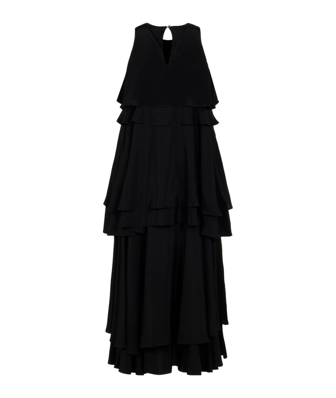 Ami Paris Черное шелковое платье, фото 2