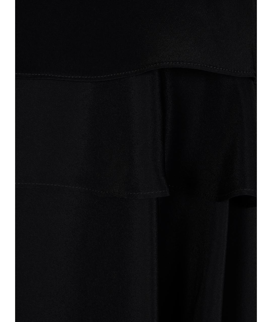 Ami Paris Черное шелковое платье, фото 3