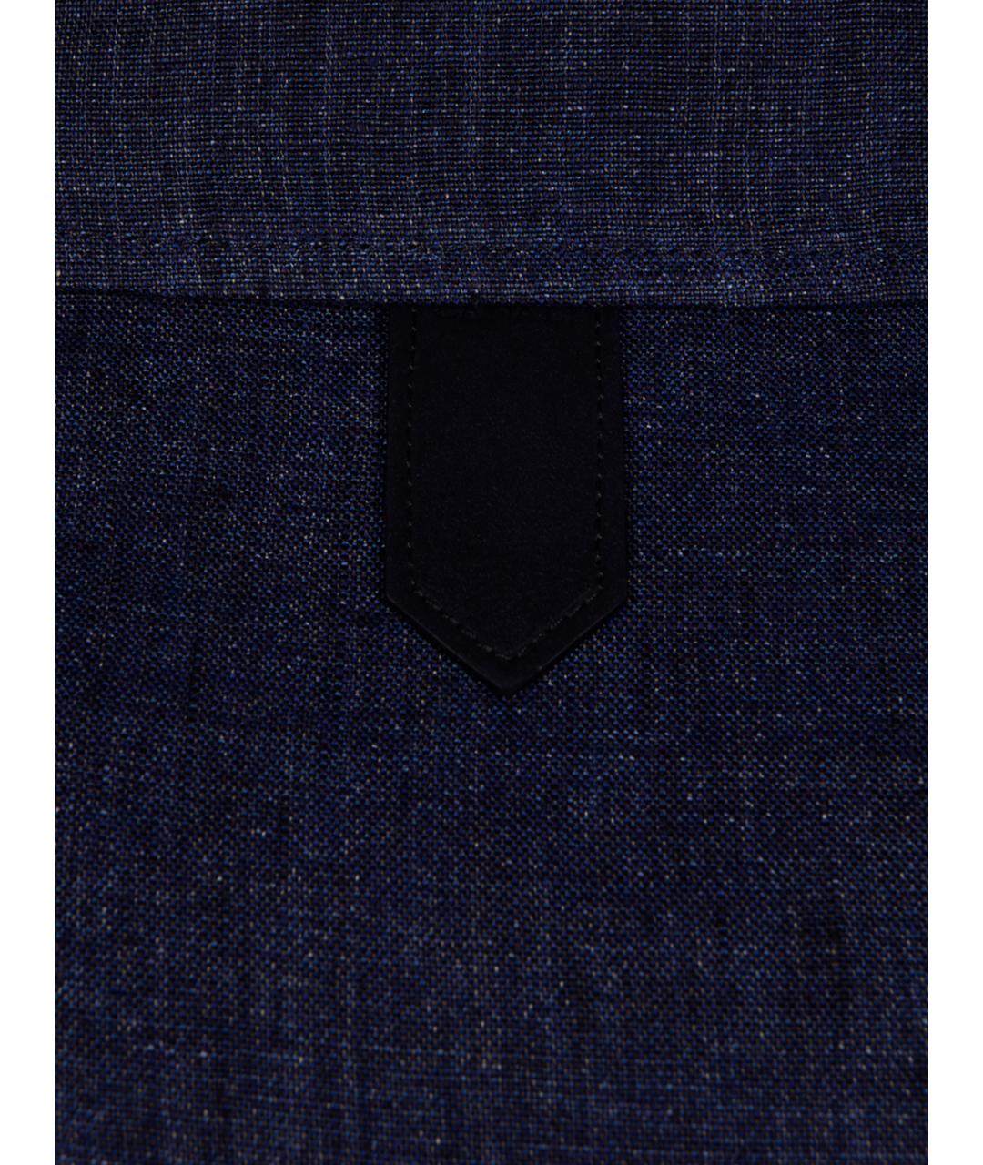 CANALI Темно-синяя льняная куртка, фото 3