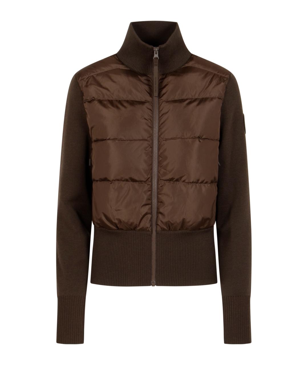 CANADA GOOSE Коричневая полиамидовая куртка, фото 1