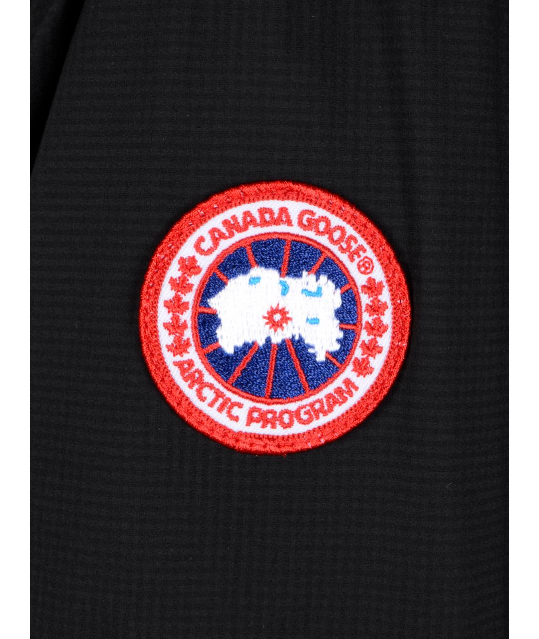 CANADA GOOSE Черная полиэстеровая куртка, фото 3