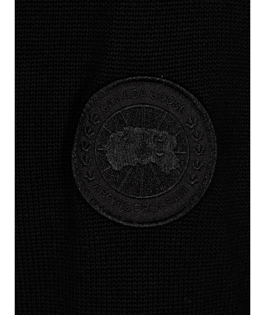 CANADA GOOSE Черный шерстяной джемпер / свитер, фото 3