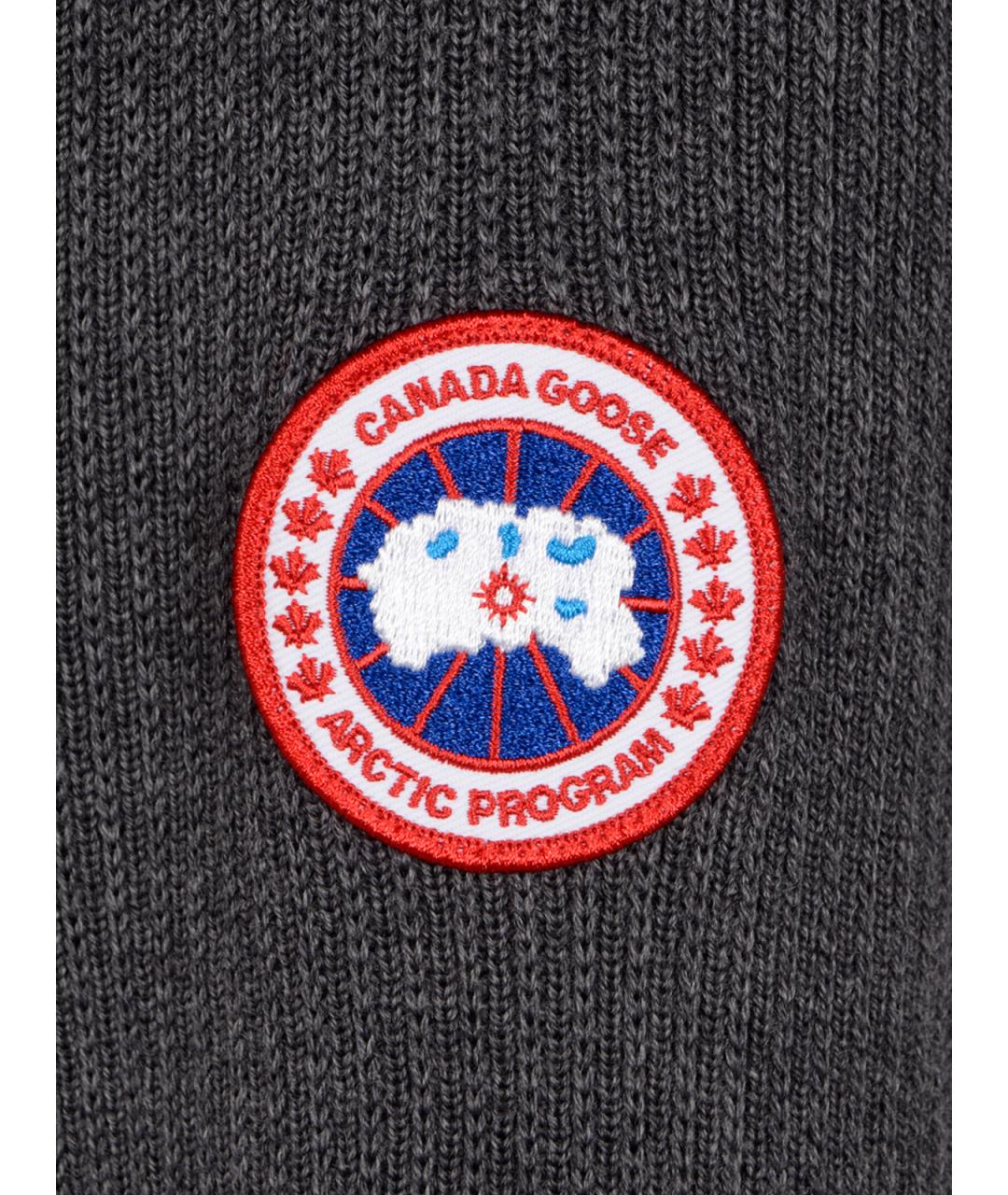 CANADA GOOSE Серая шерстяная куртка, фото 3