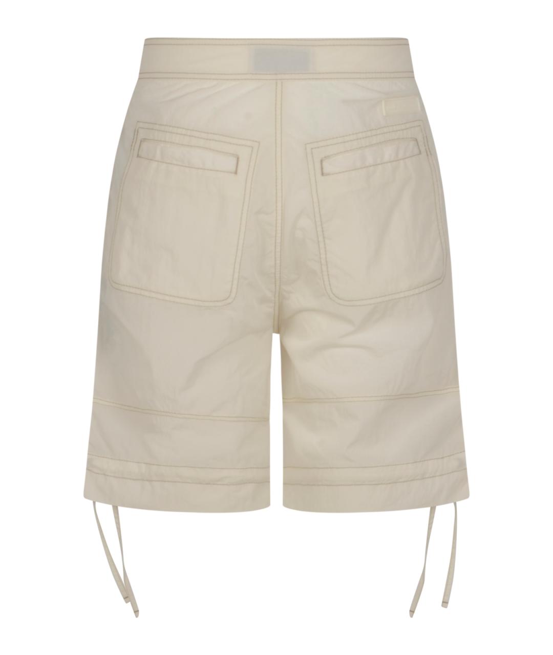 Ami Paris Бежевые полиамидовые шорты, фото 2