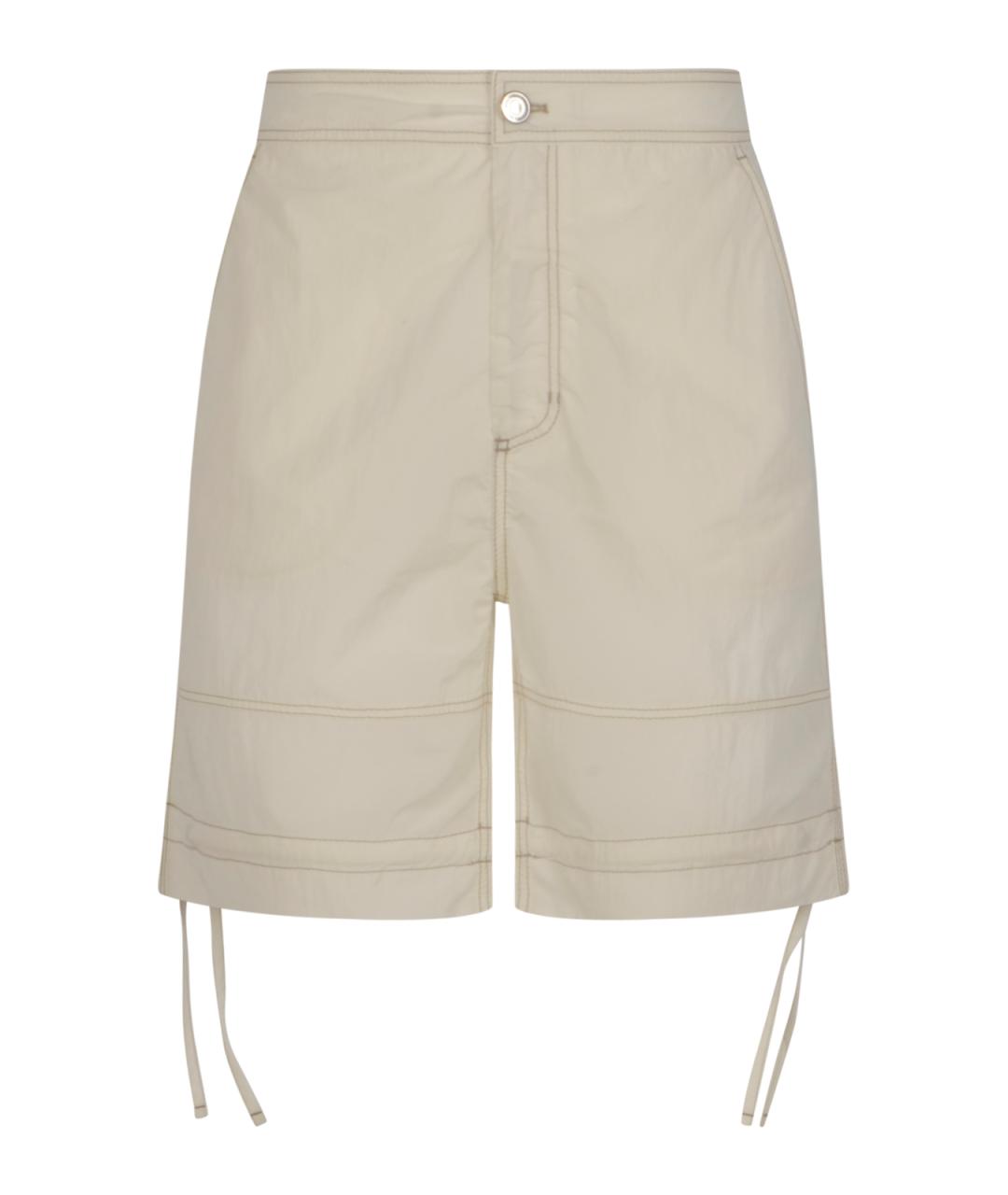 Ami Paris Бежевые полиамидовые шорты, фото 1