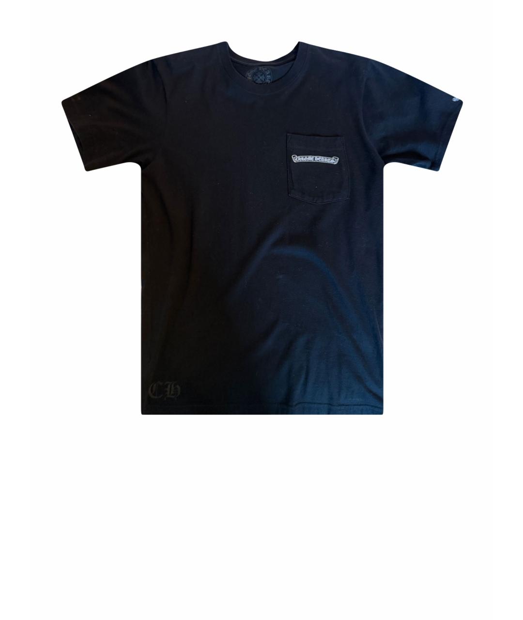 CHROME HEARTS Черная хлопковая футболка, фото 1