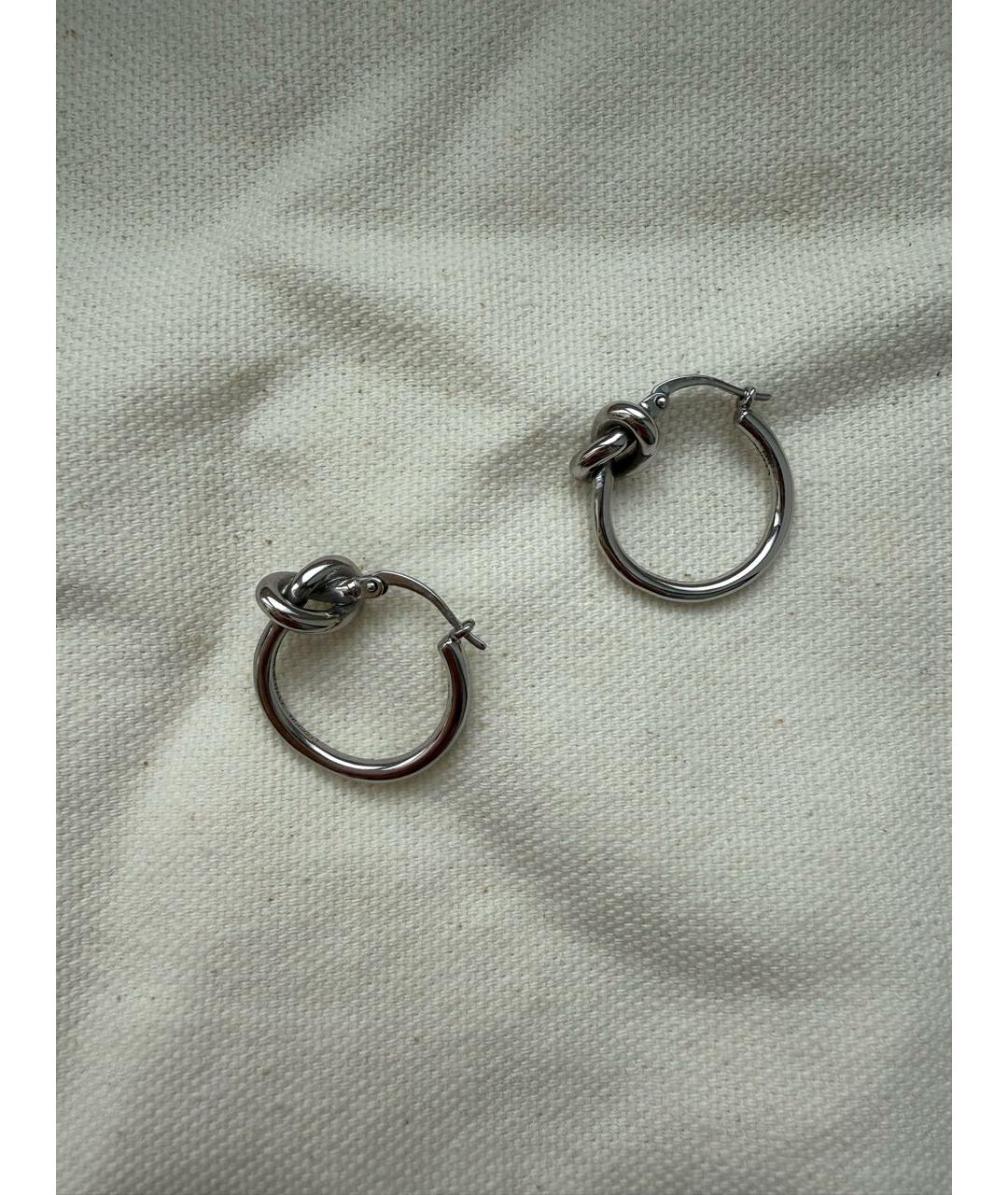 CELINE Серебряные латунные серьги, фото 3