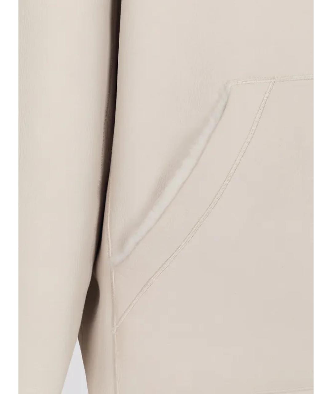 BLANCHA Бежевая меховая дубленка, фото 2