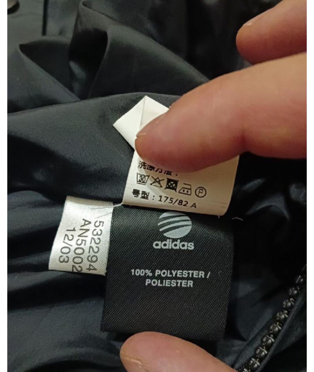 Y-3 Черные полиэстеровые брюки широкие, фото 7