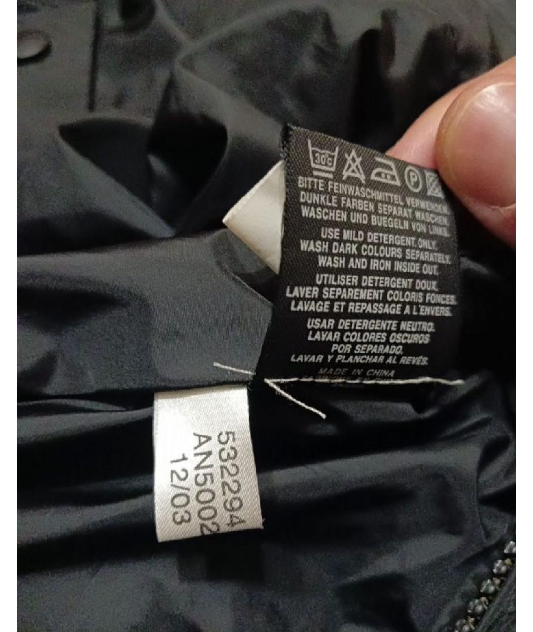 Y-3 Черные полиэстеровые брюки широкие, фото 8