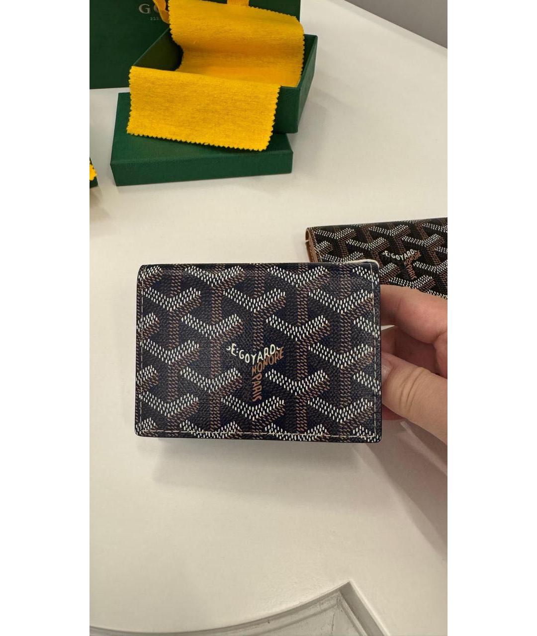 GOYARD Темно-синий кардхолдер, фото 6