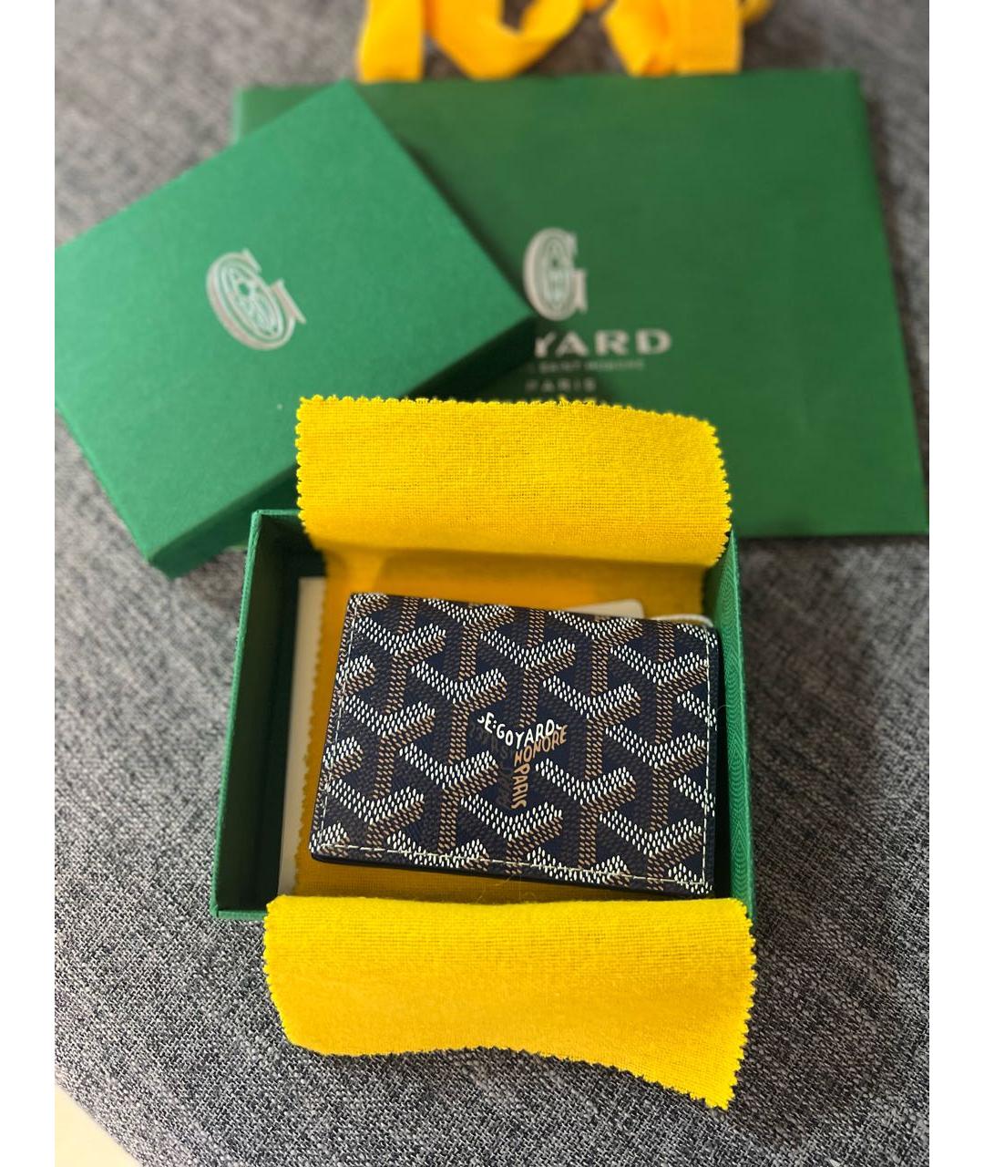 GOYARD Темно-синий кардхолдер, фото 3