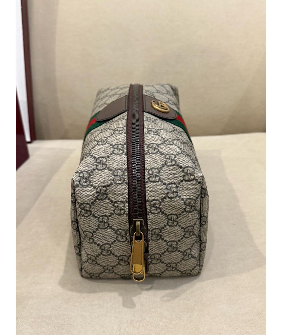 GUCCI Бежевая барсетка, фото 2