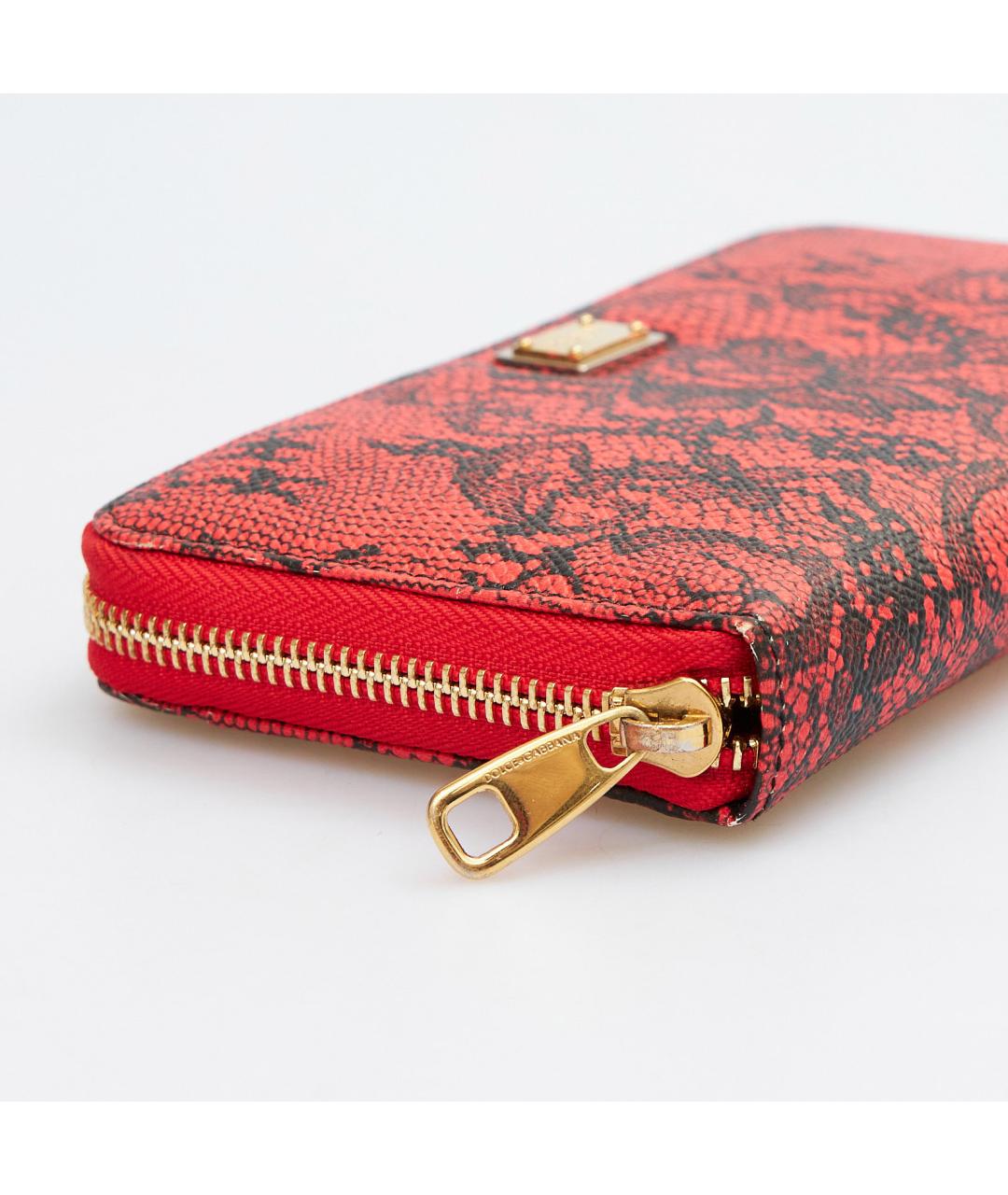 DOLCE&GABBANA Красный кошелек из искусственной кожи, фото 2