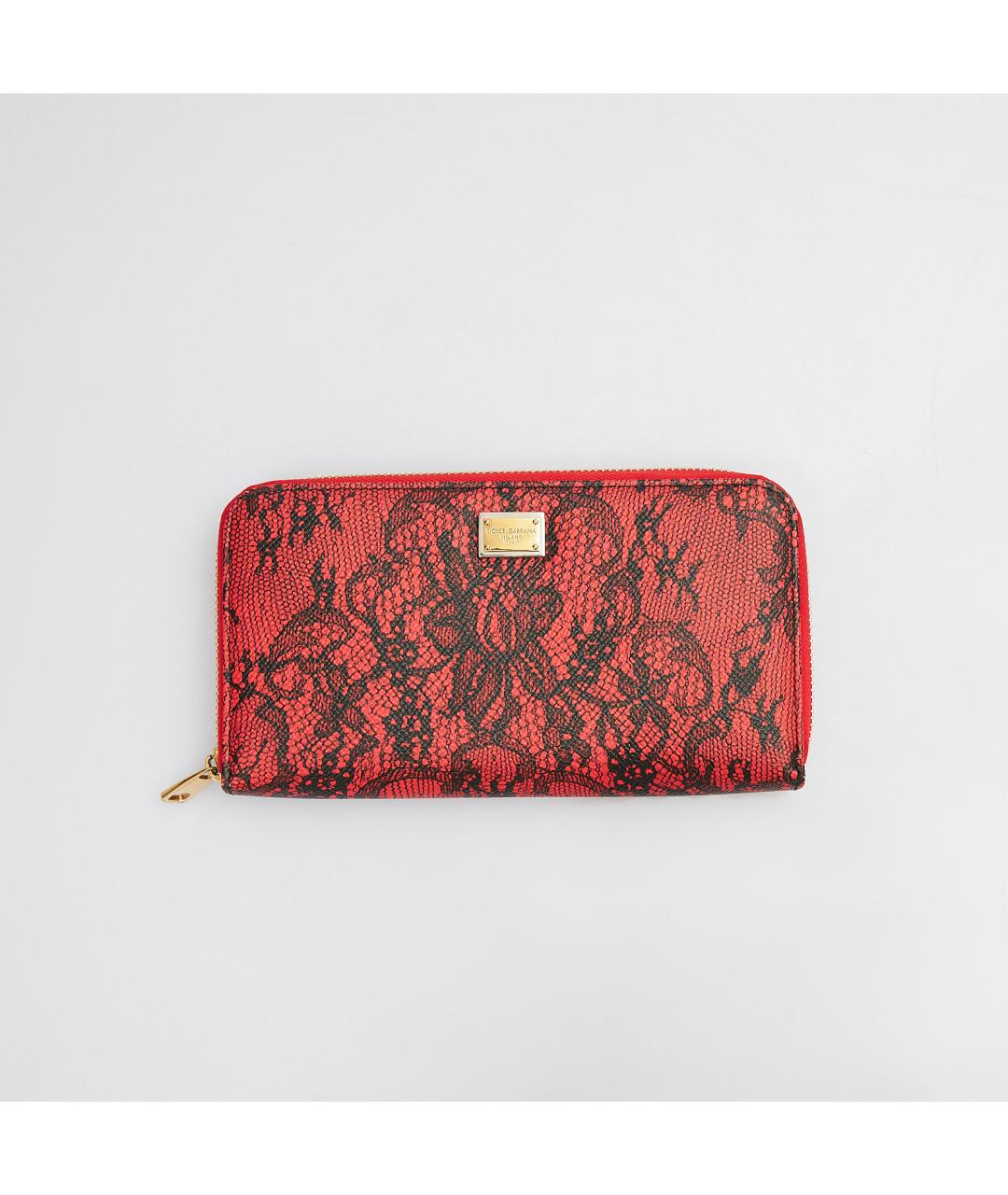 DOLCE&GABBANA Красный кошелек из искусственной кожи, фото 6