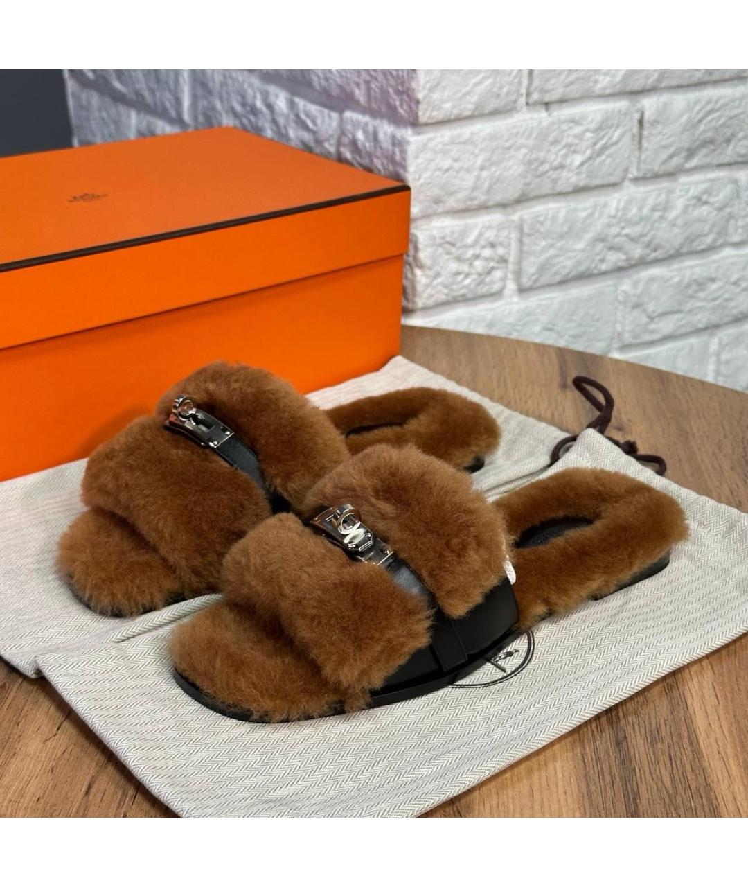 HERMES Шлепанцы, фото 6