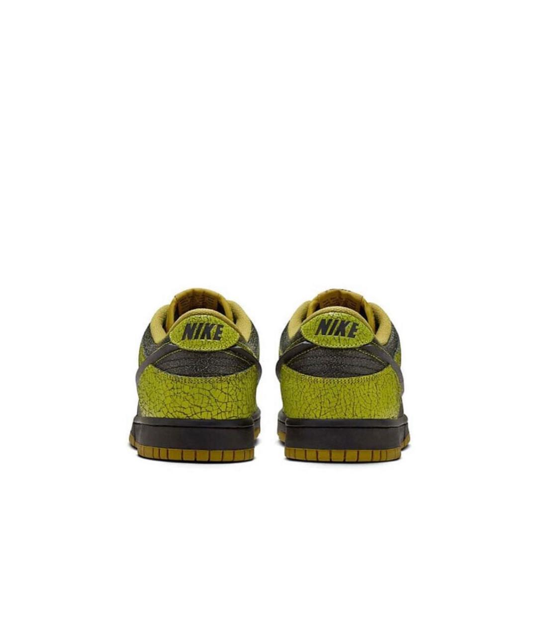 NIKE Зеленые кожаные кроссовки, фото 4