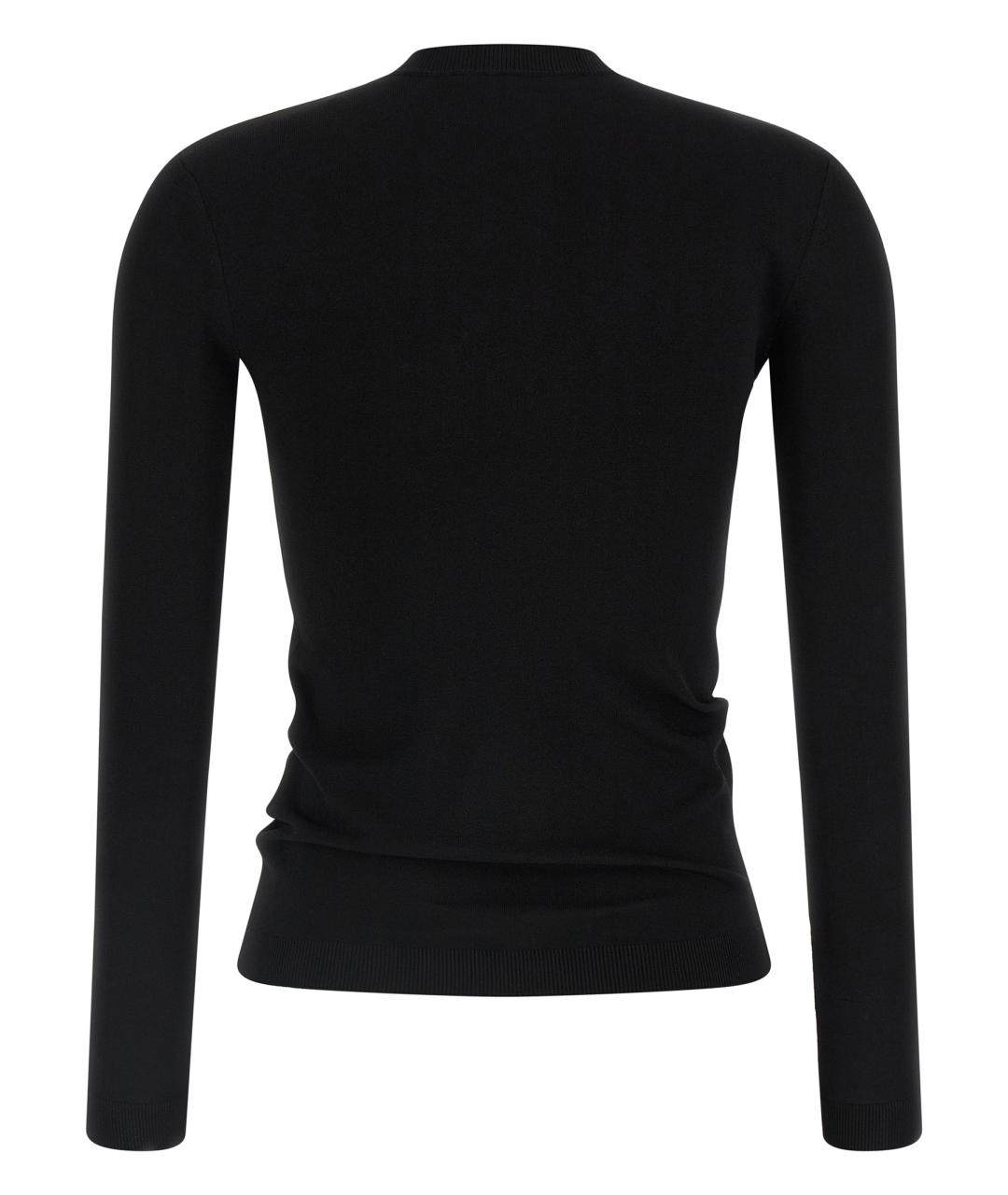 VALENTINO Черный вискозный кардиган, фото 2