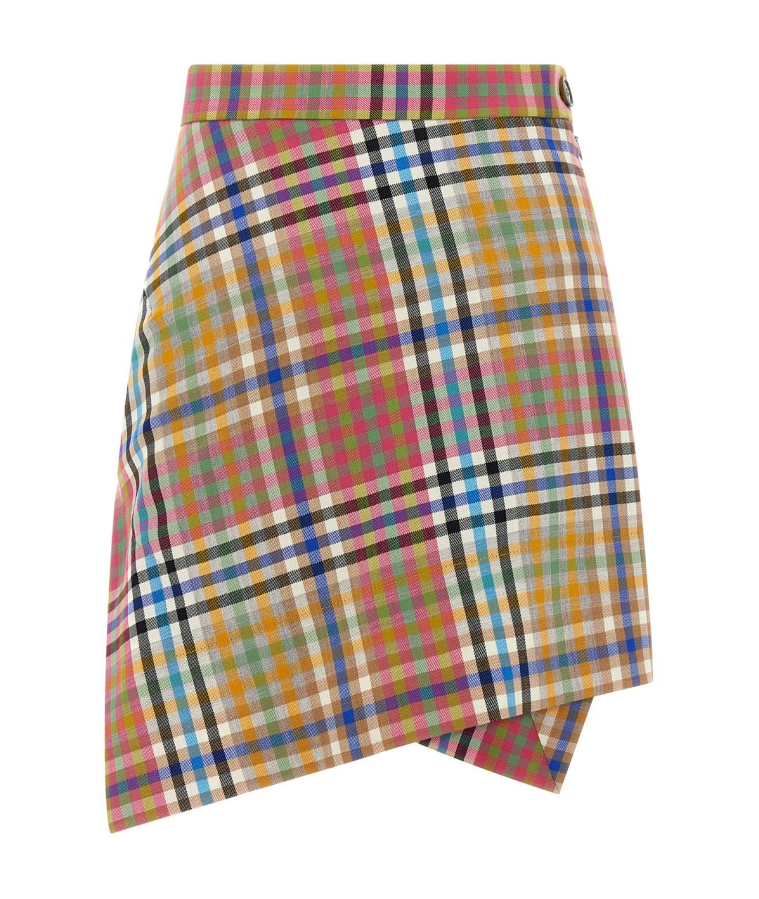 VIVIENNE WESTWOOD Мульти шерстяная юбка мини, фото 1