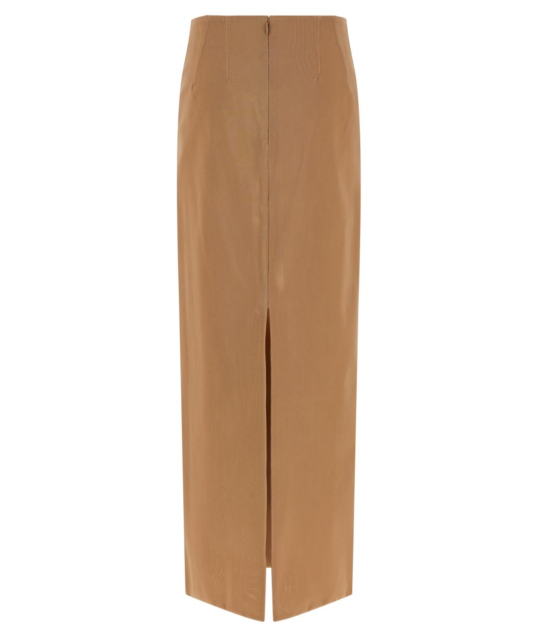 ARMARIUM Бежевая полиамидовая юбка миди, фото 2