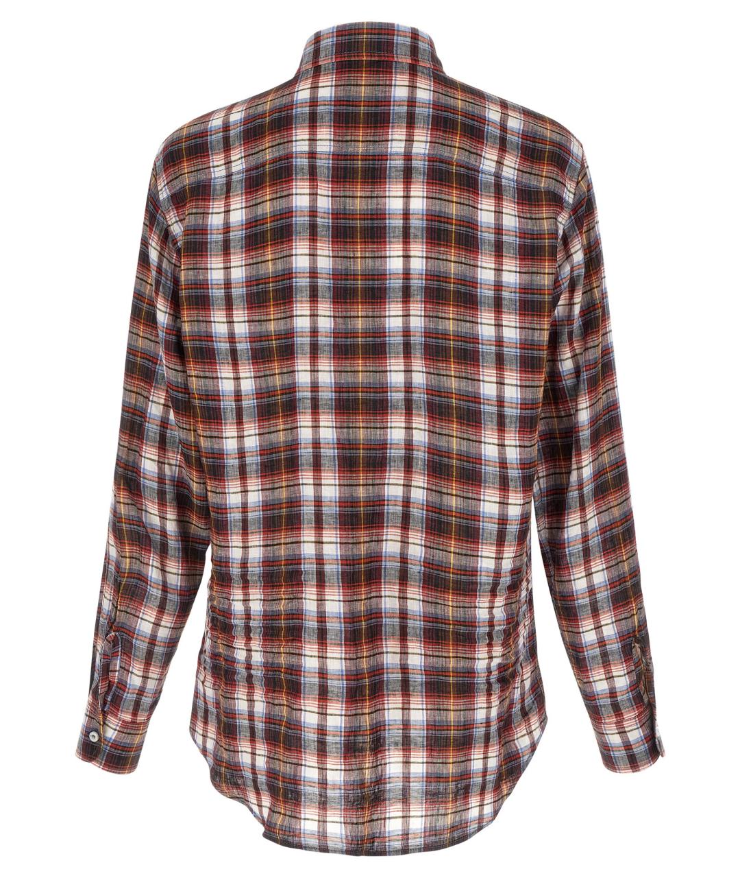 DSQUARED2 Мульти льняная кэжуал рубашка, фото 2