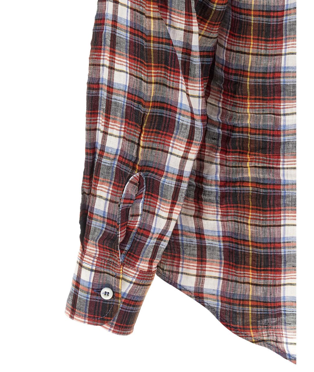 DSQUARED2 Мульти льняная кэжуал рубашка, фото 4