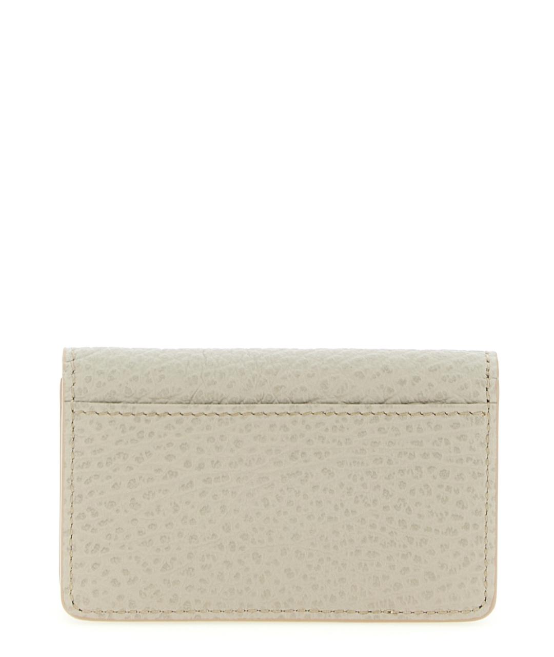 MAISON MARGIELA Серый кожаный кардхолдер, фото 2