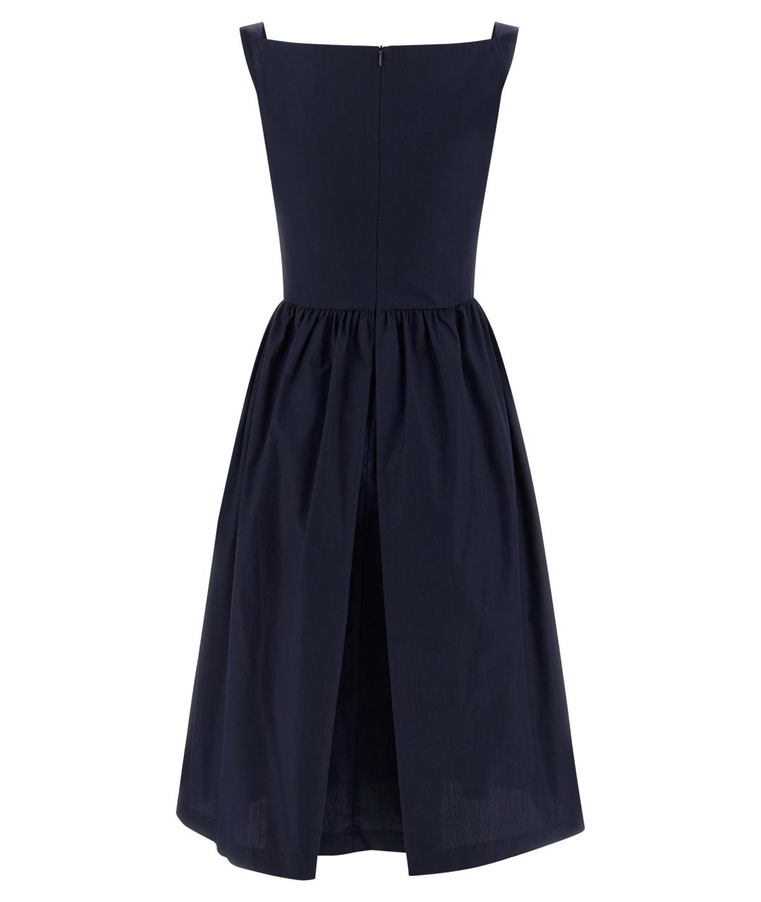 VIVIENNE WESTWOOD Синее хлопковое коктейльное платье, фото 2