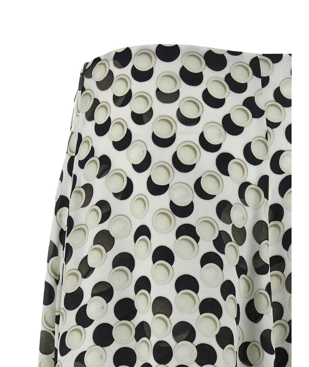 FENDI Мульти шелковая юбка миди, фото 4