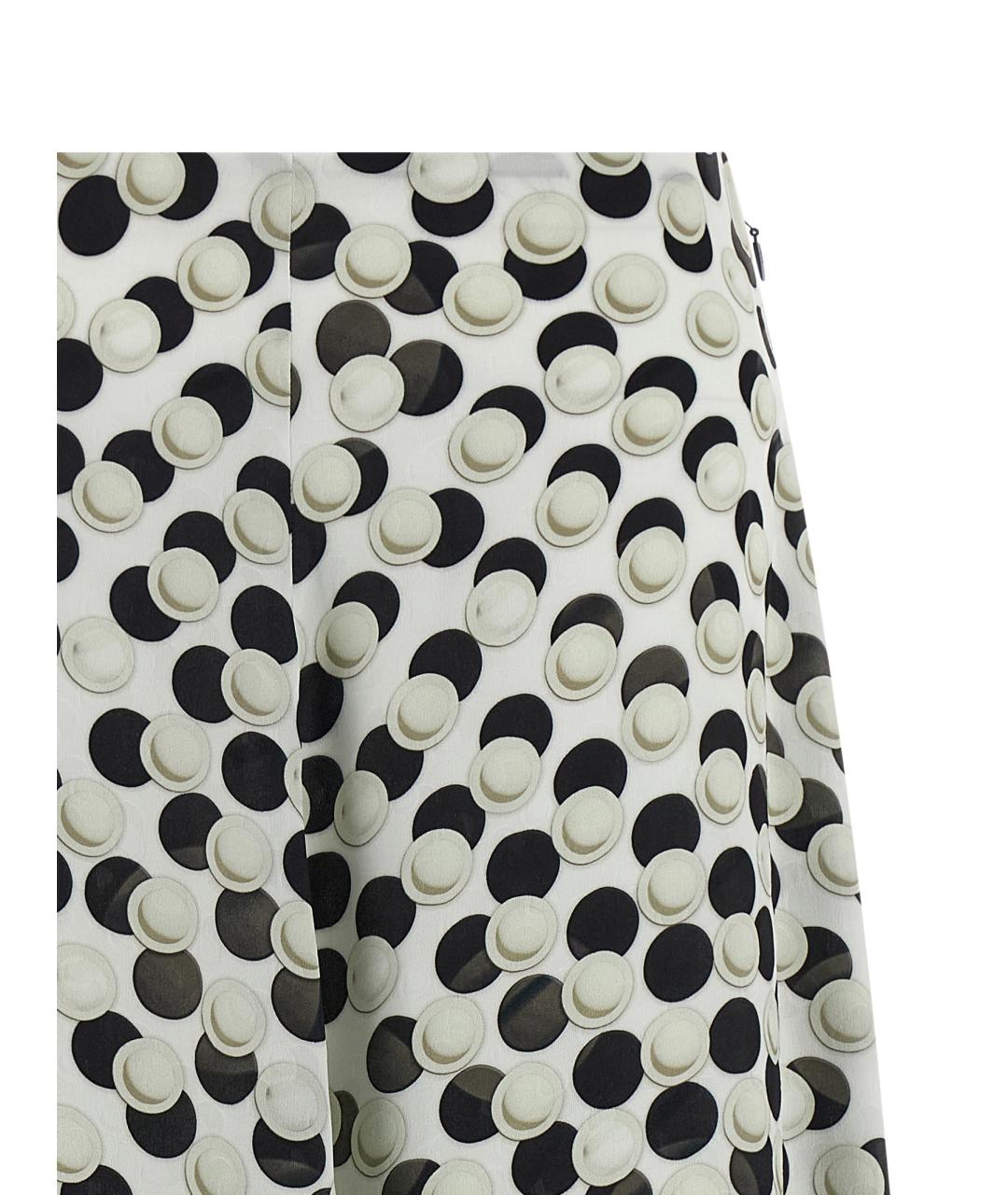FENDI Мульти шелковая юбка миди, фото 3