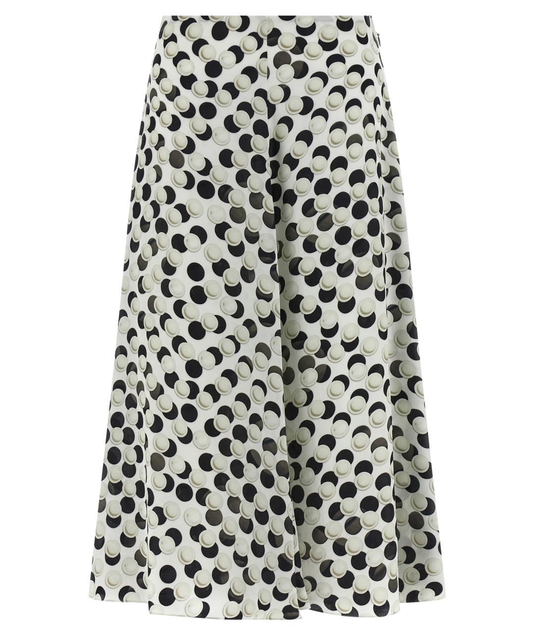 FENDI Мульти шелковая юбка миди, фото 1