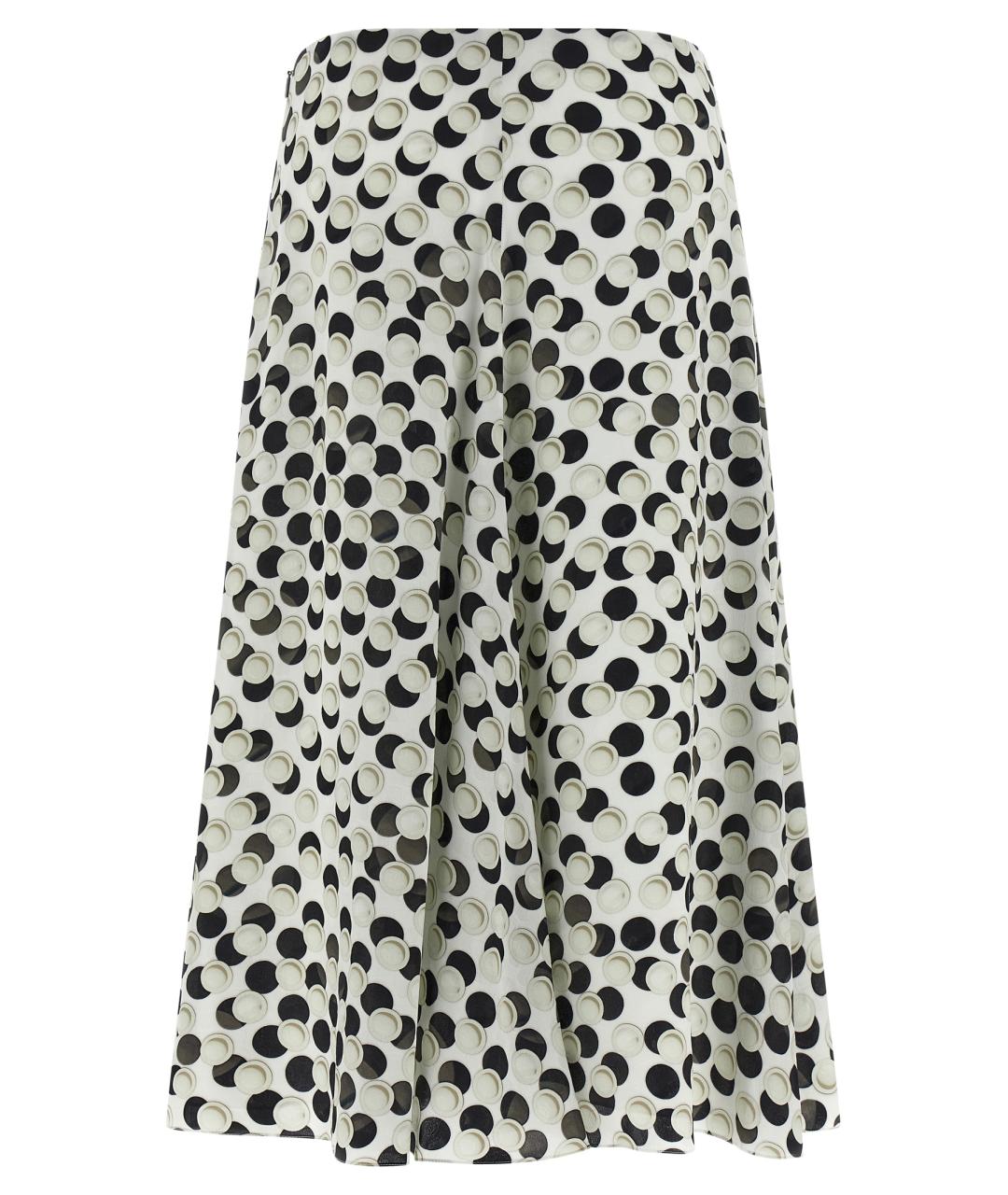 FENDI Мульти шелковая юбка миди, фото 2