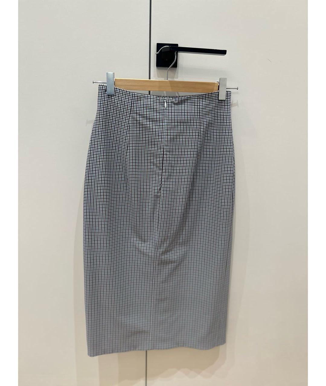 HUGO BOSS Мульти полиамидовая юбка миди, фото 4