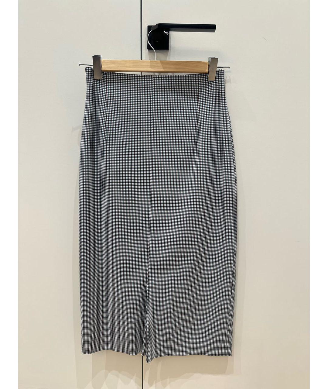 HUGO BOSS Мульти полиамидовая юбка миди, фото 9