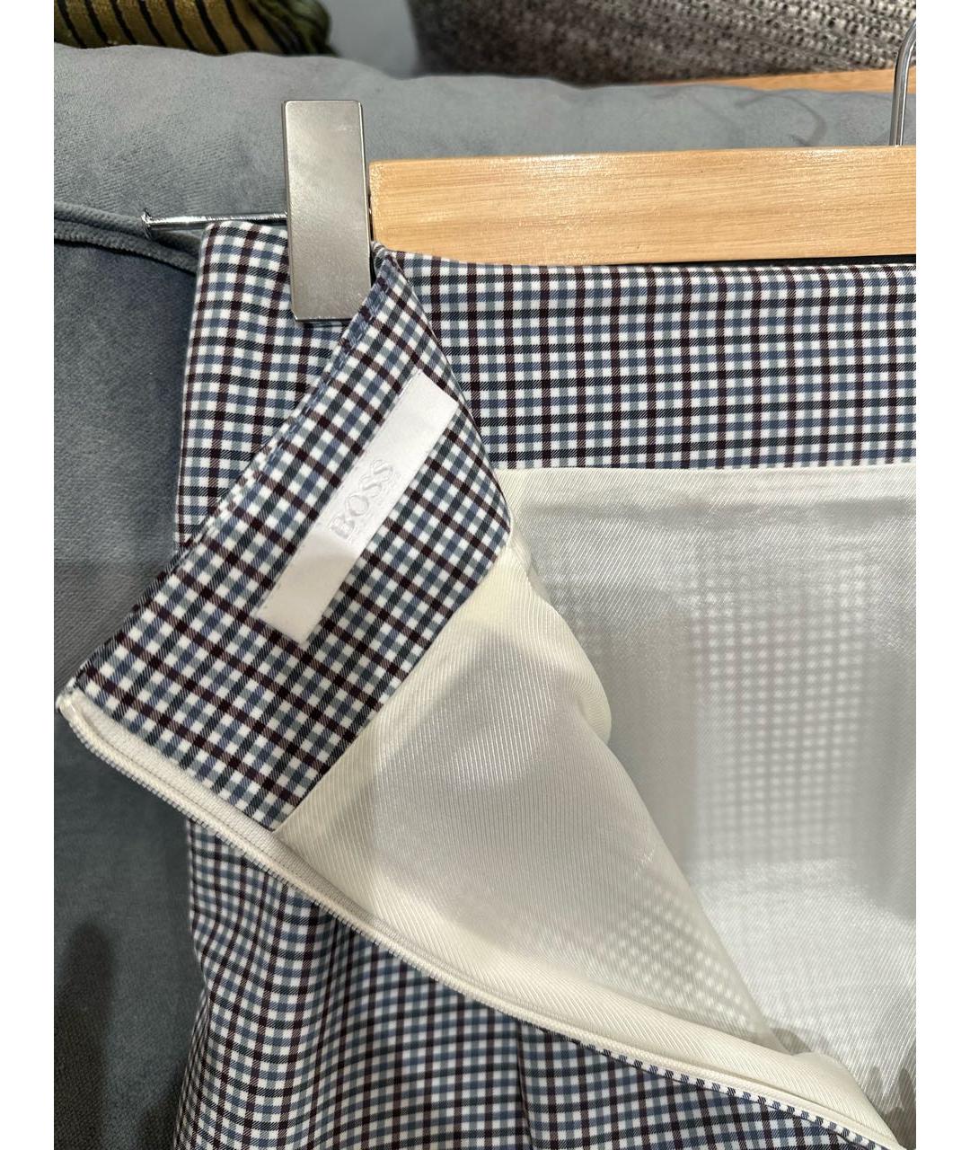 HUGO BOSS Мульти полиамидовая юбка миди, фото 6