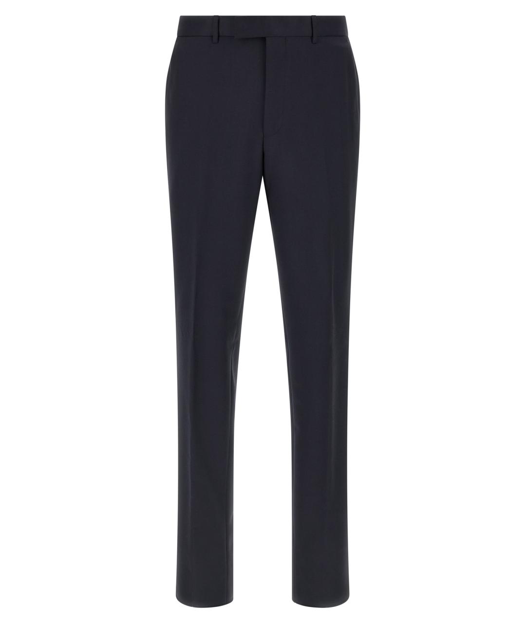 ZEGNA Темно-синий классический костюм, фото 4