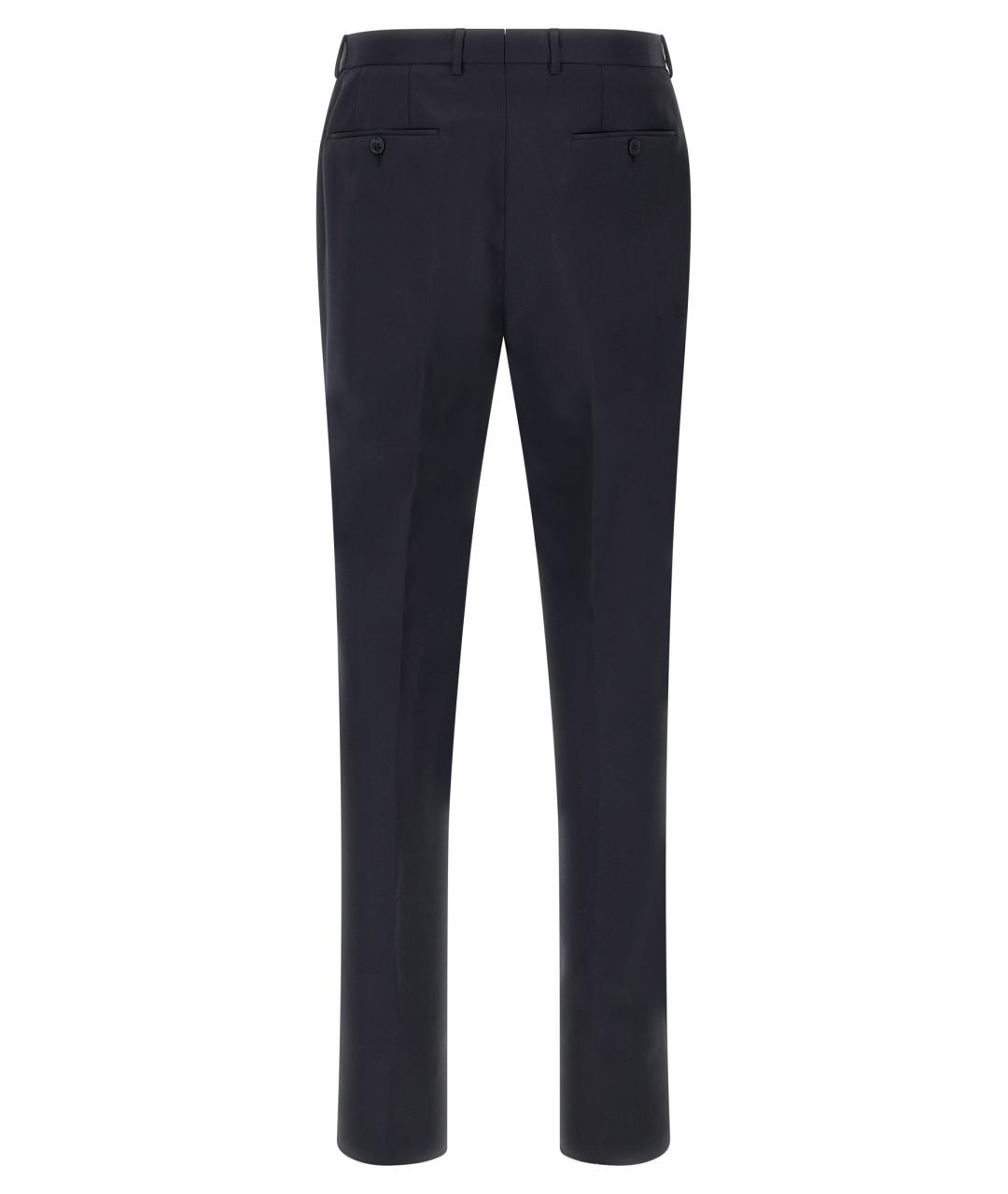 ZEGNA Темно-синий классический костюм, фото 5