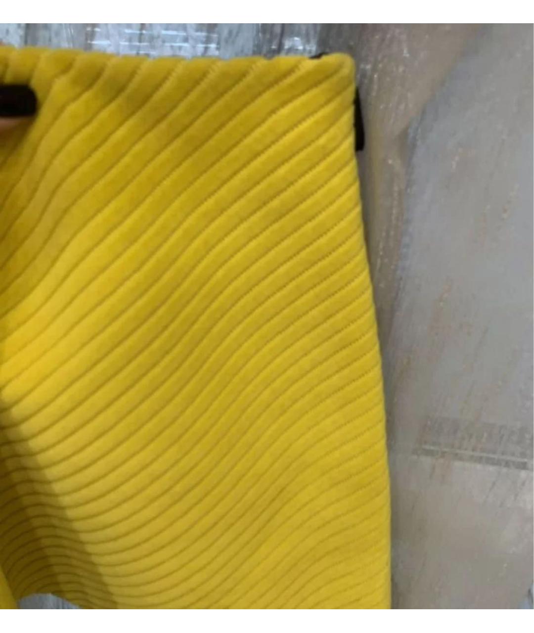 PRADA Желтая юбка миди, фото 6