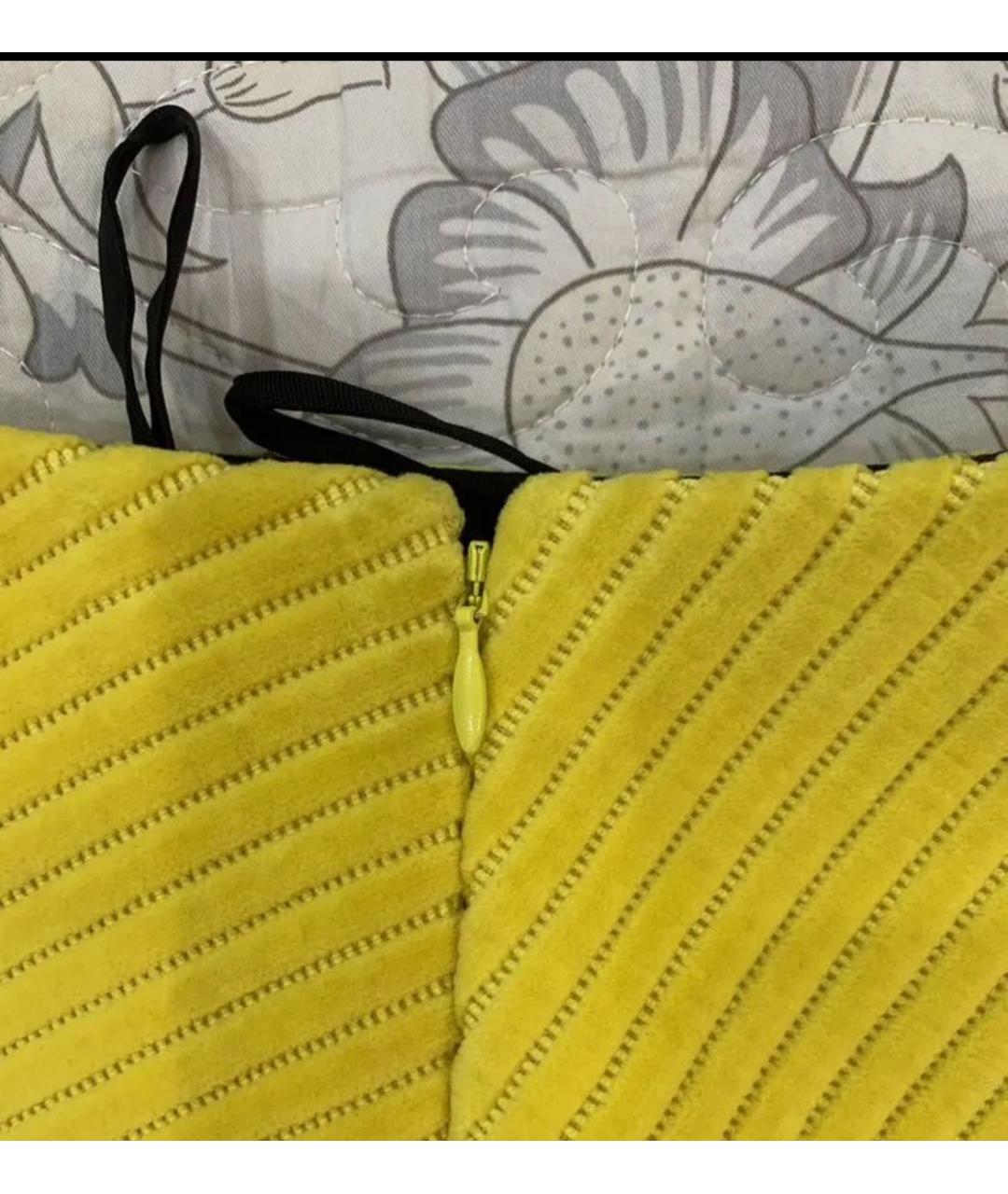 PRADA Желтая юбка миди, фото 3