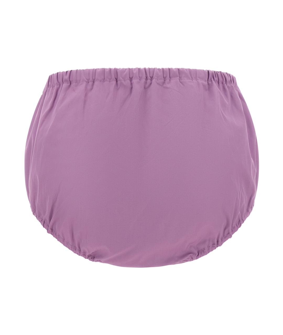 PRADA Фиолетовые хлопковые шорты, фото 2