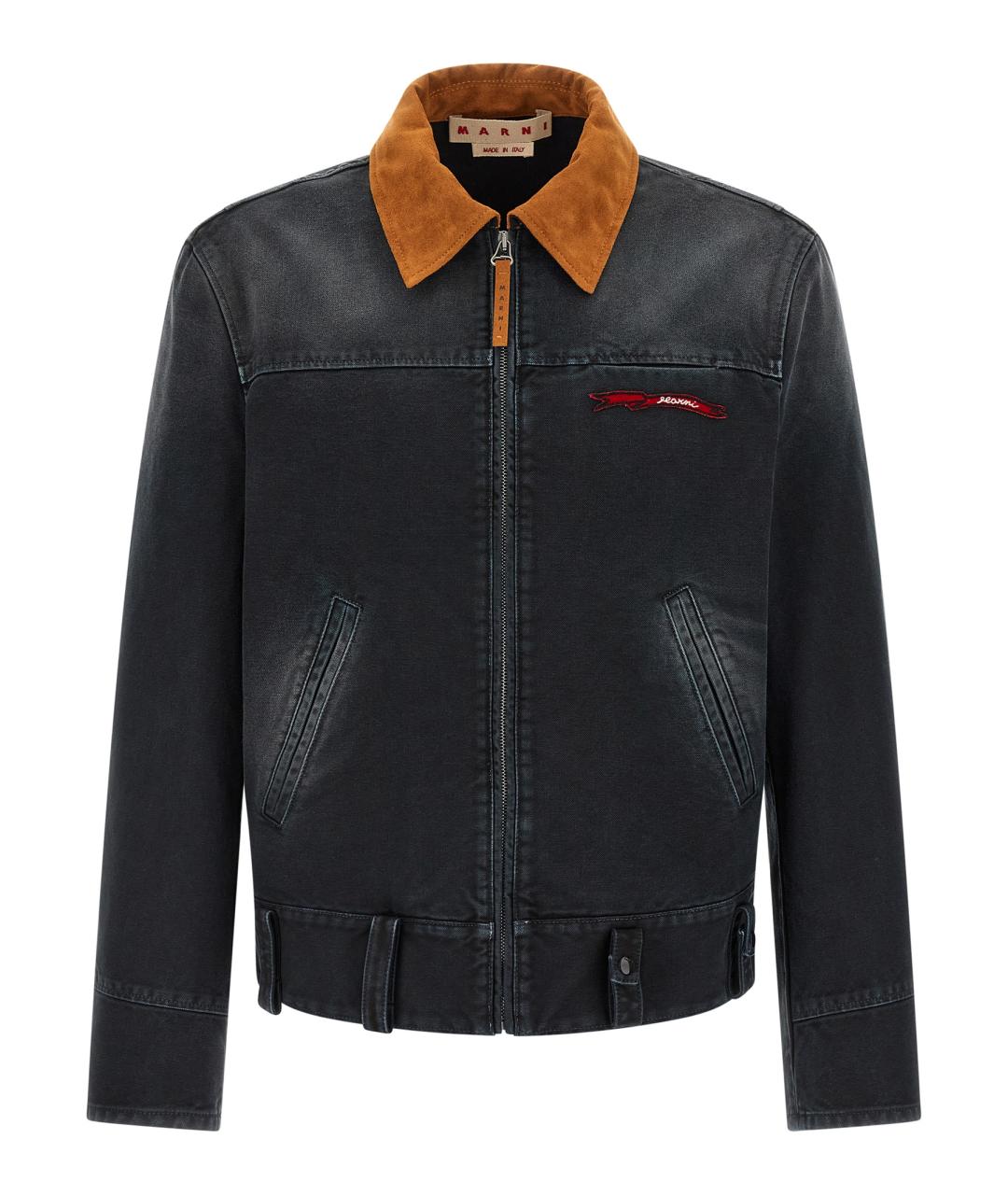 MARNI Серая хлопковая куртка, фото 1