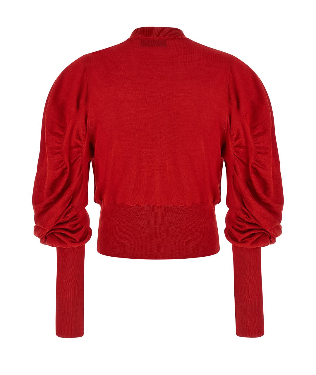 VIVIENNE WESTWOOD Красный шерстяной кардиган, фото 2